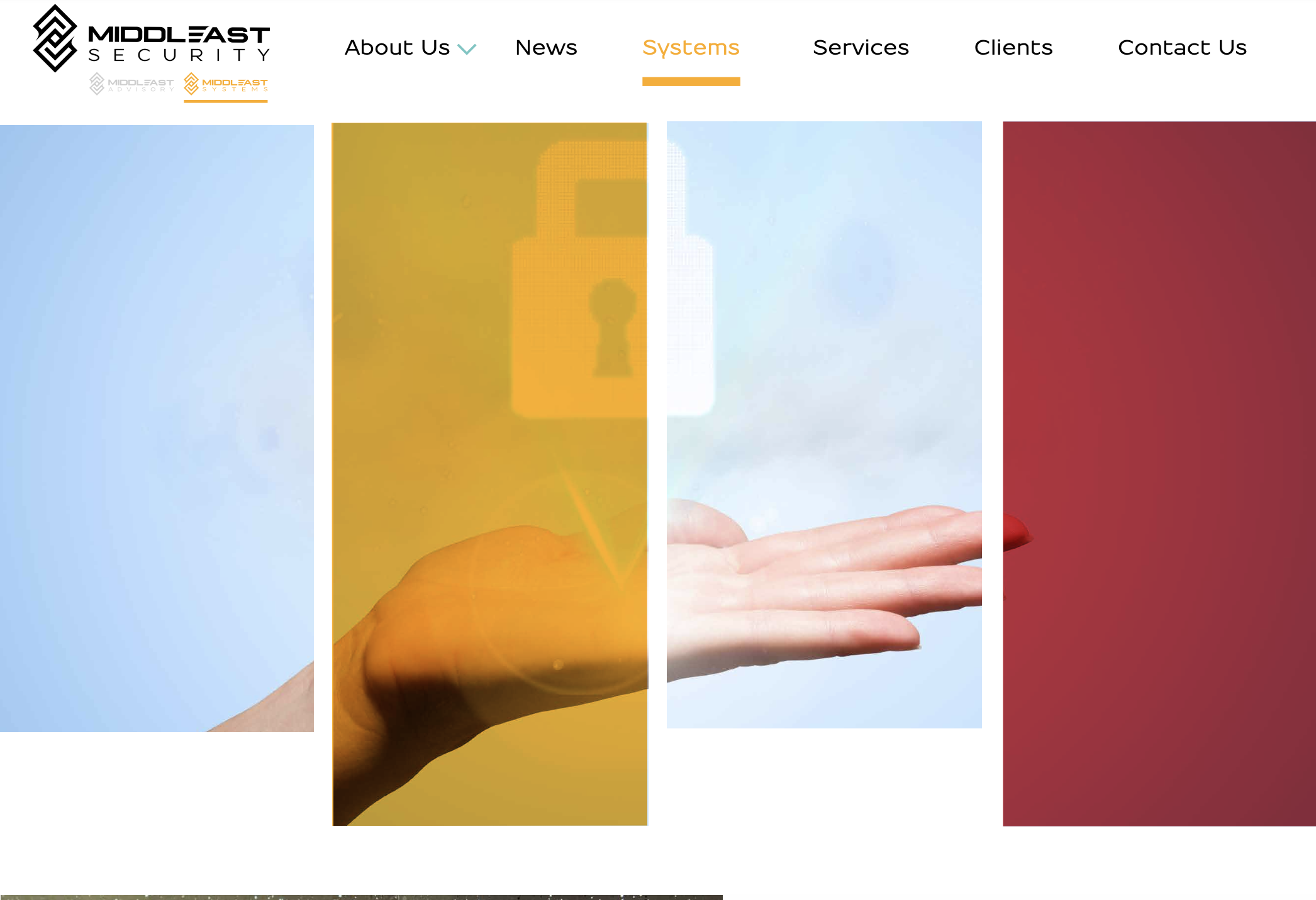 Middle East Security brand identity