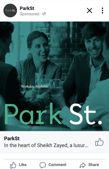 Park St. social campaign